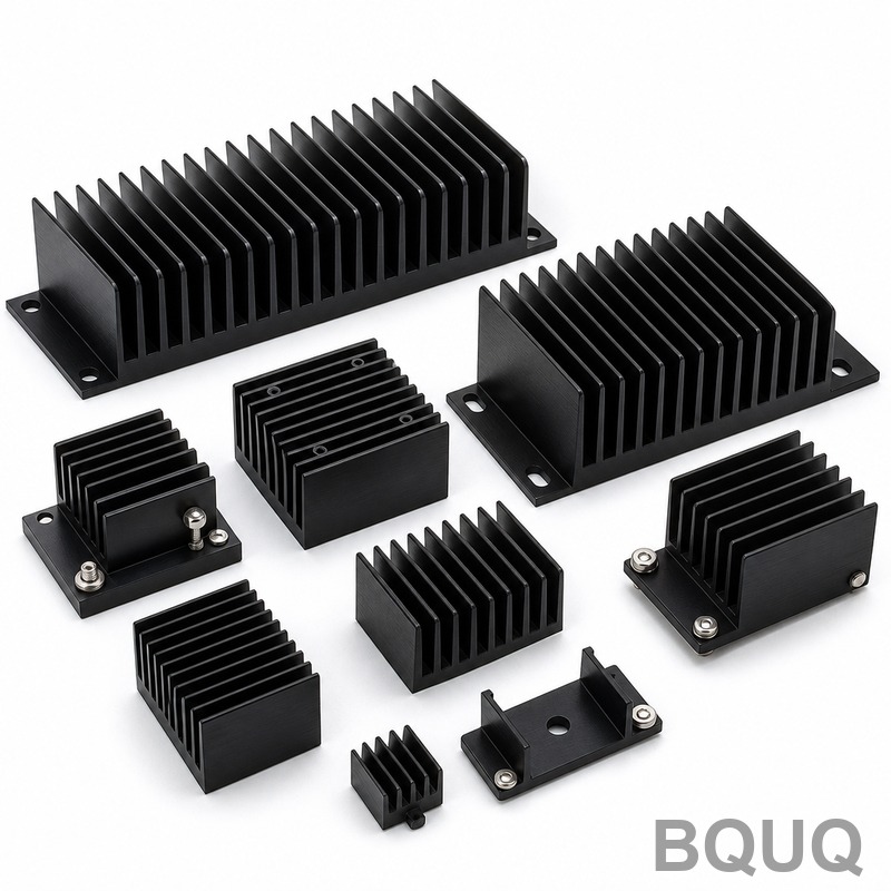 Bộ Sưu Tập Tản Nhiệt Nhôm Anodized Đen BQUQ cho Qu