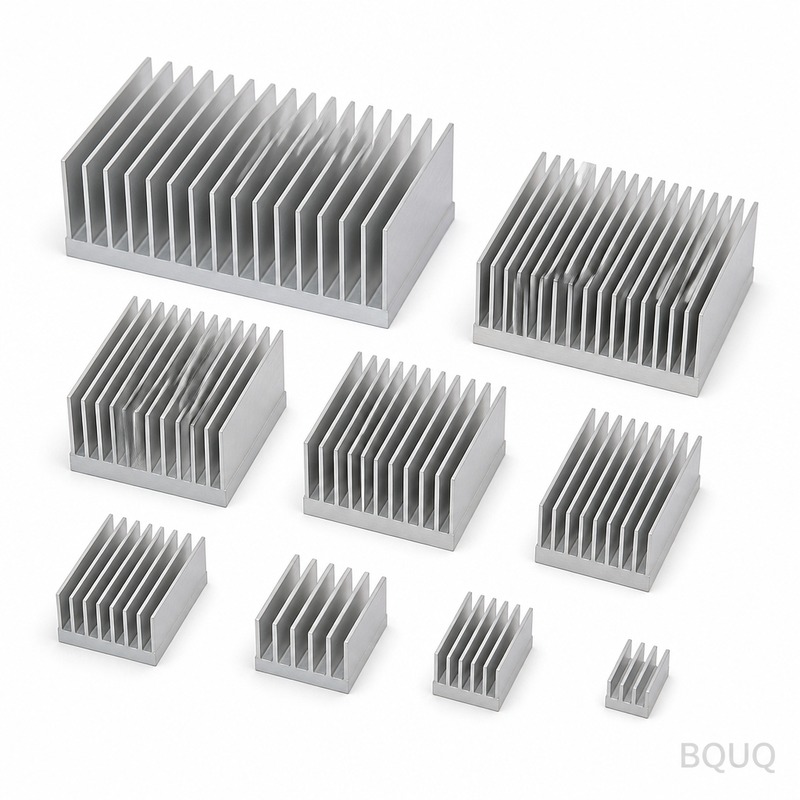 Tản Nhiệt Nhôm Cánh Ghép BQUQ | Gia Công CNC Chính