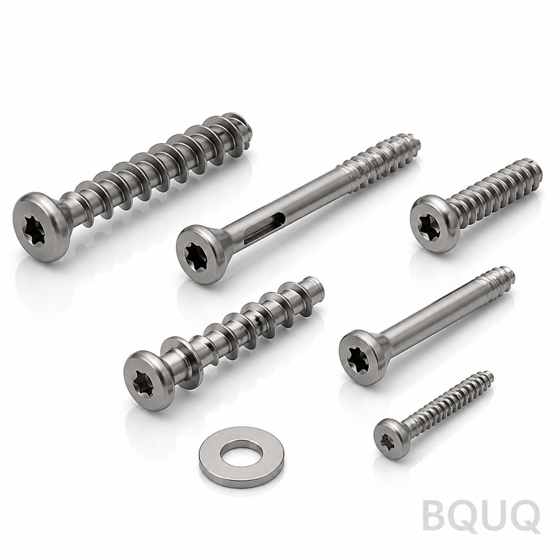 Vít Chỉnh Hình Xương CNC Chính Xác Từ Titan | Sản 