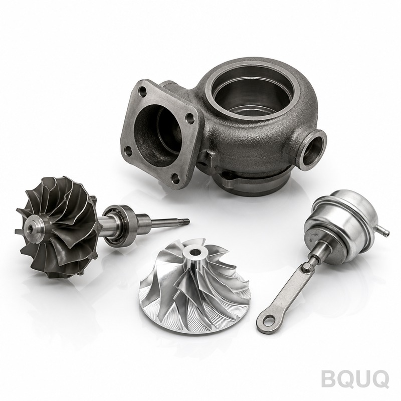 BQUQ Linh Kiện Turbo Tăng Áp Gia Công CNC | Sản Xu