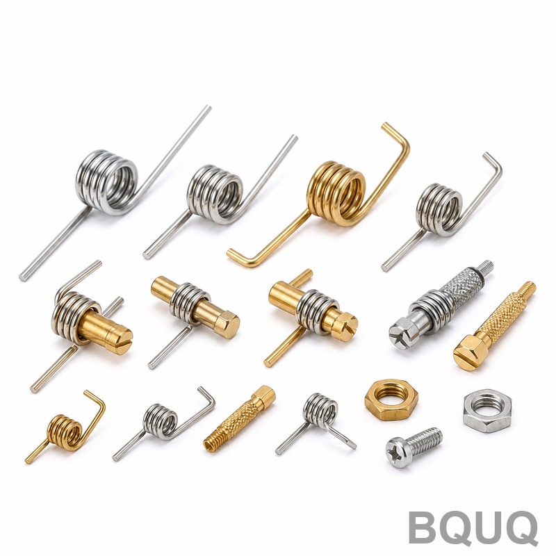 BQUQ Bộ Lò Xo Xoắn Trục Khóa Đồng 02 - Cuộn Lò Xo 