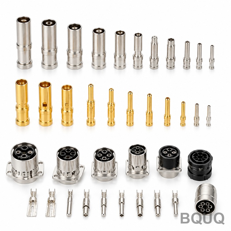 Bộ Sưu Tập Đầu Nối Sạc EV BQUQ – Dập Chính Xác, Sả