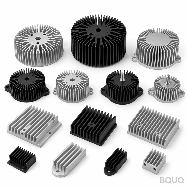 BQUQ Tản Nhiệt Nhôm Rèn: Gia Công CNC Chính Xác, Độ Phẳng 0.02mm, Thời Gian Giao Hàng 7 Ngày