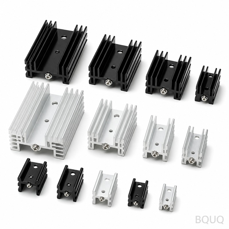 Tản Nhiệt Mosfet Gia Công CNC BQUQ – Chế Tạo Chính Xác Tại Trung Quốc