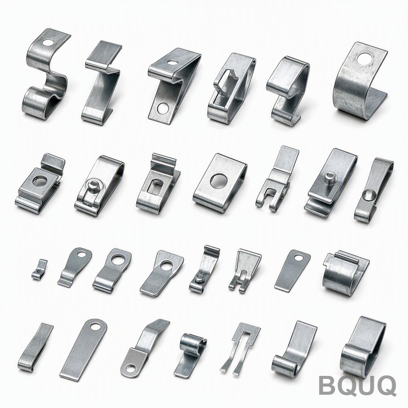 Bộ Sưu Tập Kẹp Lò Xo Dập Mạ Kẽm BQUQ | Gia Công Chính Xác
