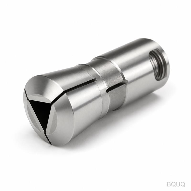 BQUQ Gia Công CNC Kẹp Lò Xo Lỗ Tam Giác Loại Máy Tiện Tự Động 46 – Sản Xuất Chính Xác