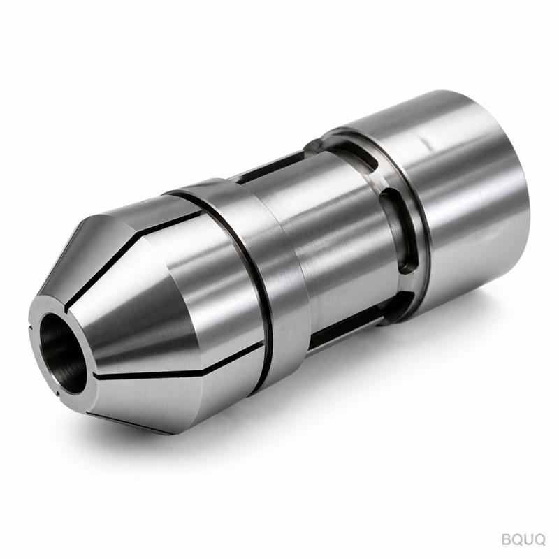Đầu Kẹp Ống Kẹp Lò Xo Lỗ Tròn Loại 50 Gia Công CNC Cho Máy Tiện Tự Động BQUQ