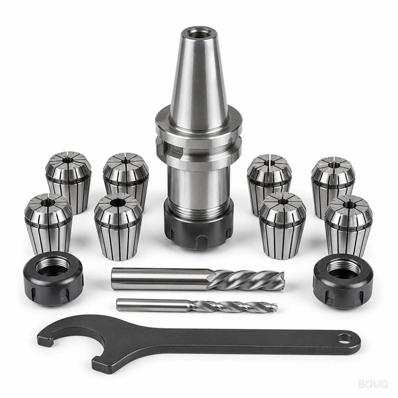 Bộ Dụng Cụ Đầu Cặp Collet CNC Theo Yêu Cầu Kèm Dụn