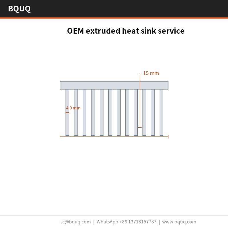 Dịch vụ tản nhiệt đùn ép OEM