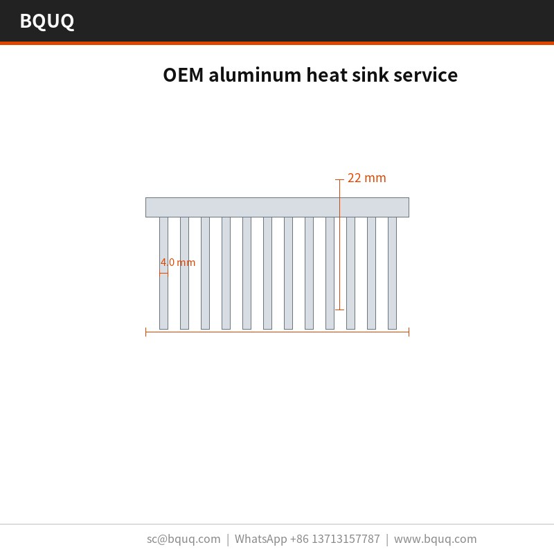 Dịch vụ tản nhiệt nhôm OEM