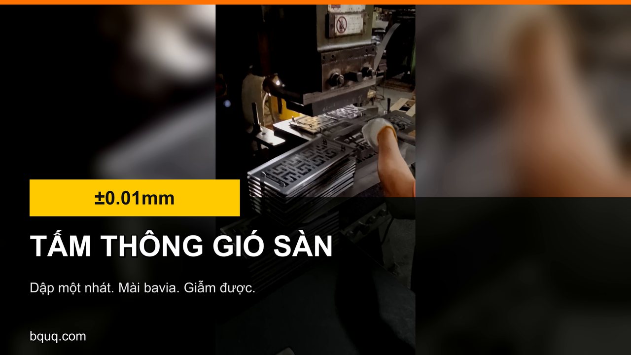 Tấm thông gió sàn dập | Tấm chắn gió bằng thép, giẫm được, làm theo bản vẽ
