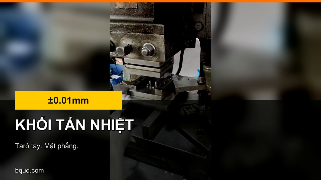 Khối tản nhiệt nhôm | Gia công máy và tarô tay M3-M12