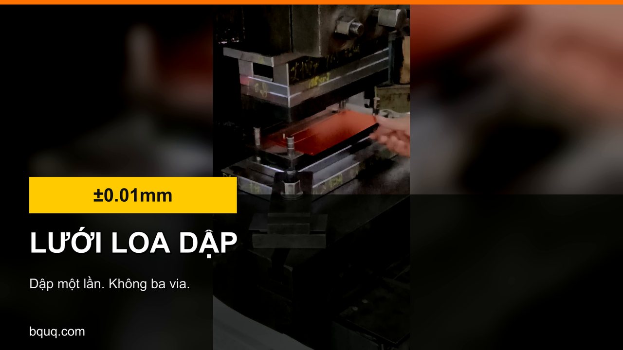 Lưới loa dập | Lưới kim loại không ba via, làm theo bản vẽ